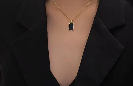 Women Neck Chain Black Exquisite