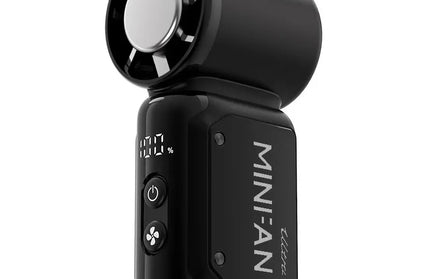Mini High Speed Handheld Fan 3600mAh LED Display Portable Mini Handheld Turbo Fan