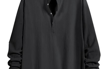 Versatile Stand-Up Collar Shirt