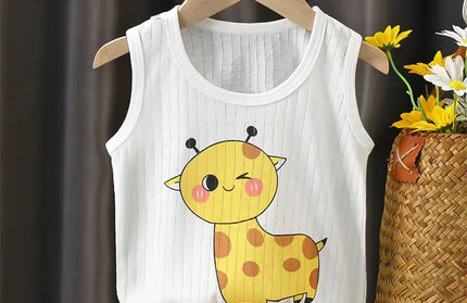 Baby Cartoon Sleeveless Summer Top (Unisex)