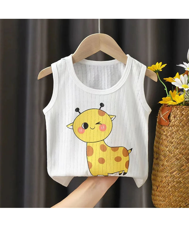 Baby Cartoon Sleeveless Summer Top (Unisex)