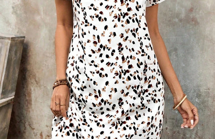 Summer Casual Floral Print Women's Mini Dress
