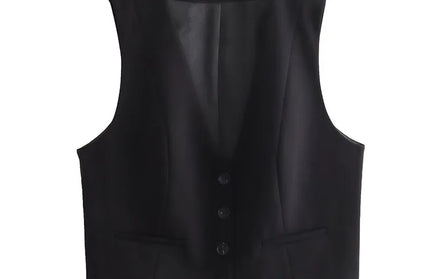 Koekop Vest Short Cropped Vest