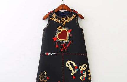 Rose Printing Children Costumes