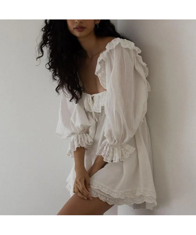 White lace dresses for women
