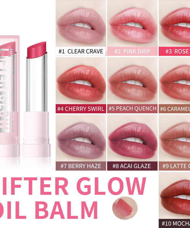 Lip Balm Lifter Glaze Oil Balm with Hyaluronic Acid