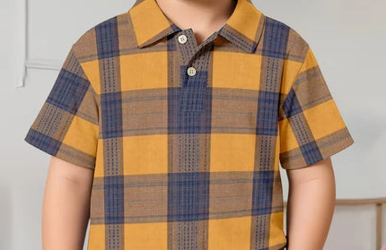 Children's Striped Polo Shirt Boy