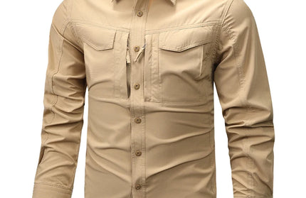 Long Sleeve Cargo Breathable Shirt