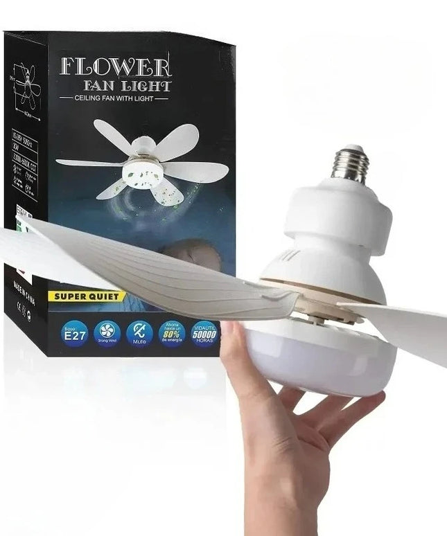 LED 30W Ceiling Fan Light E27 with Remote Control for Dimming