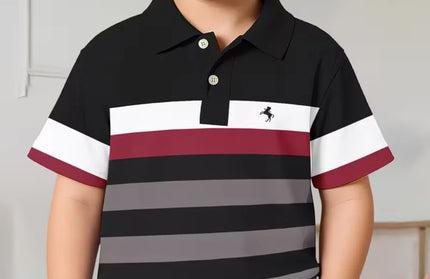 Children's Striped Polo Shirt Boy