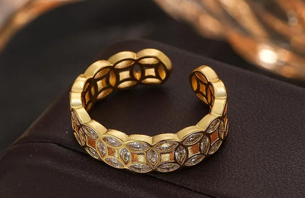 A coin ring for women