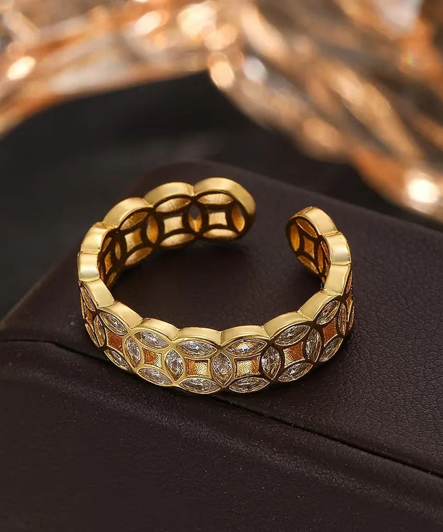 A coin ring for women