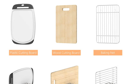 Kitchen Cabinet Organize Tray and Chopping Board Rack -