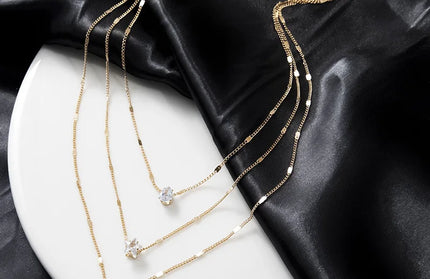 Trendy Zircon Pendant Necklace