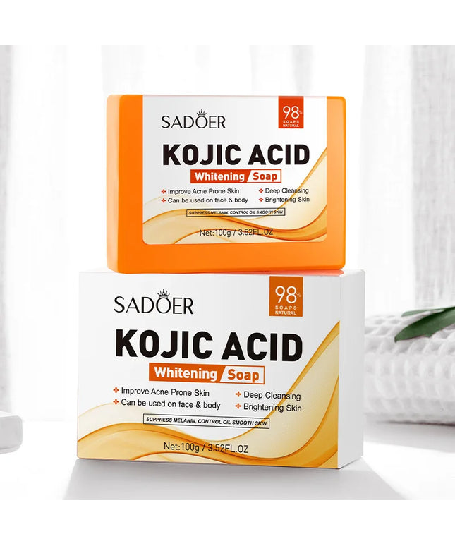 SADOER Kojic Acid Facial Soap Face Wash