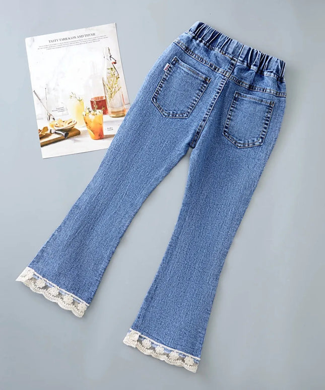 Diamond Elastic Denim Flared