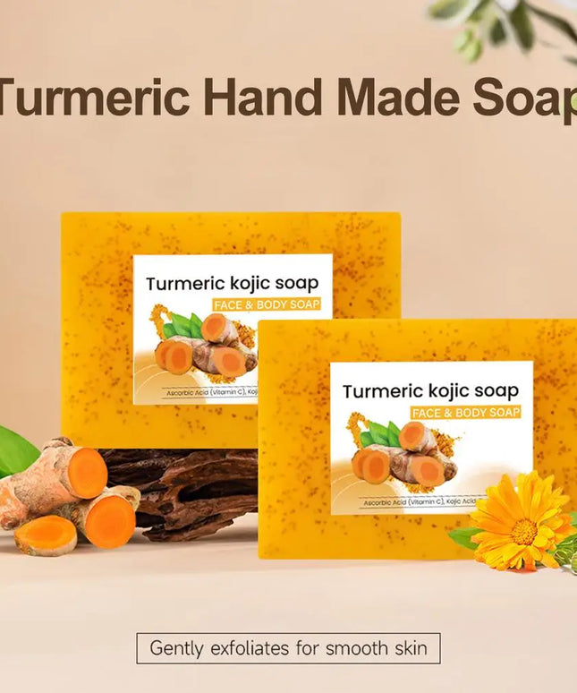 Turmeric Soap Lemon Acids Handmade Soap Kojic acid soap