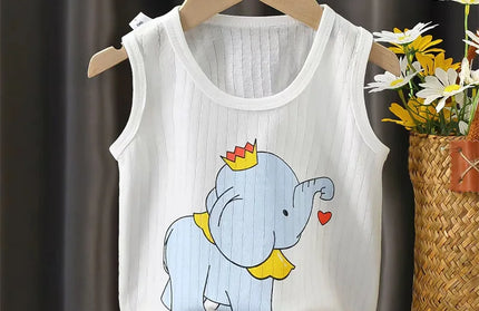 Baby Cartoon Sleeveless Summer Top (Unisex)