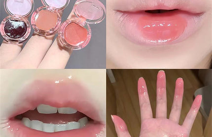 Korean ring kitten lip gloss Juicy Makeup Glossy balm.