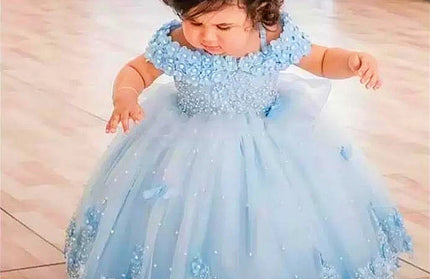 Baby Girls Dresses Off Shoulder