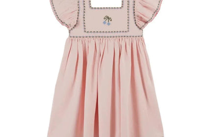 Embroidered Flower Flying Sleeve