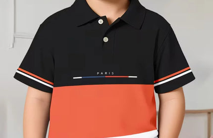 Children's Striped Polo Shirt Boy