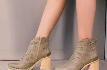 Ankle Boots  Leather