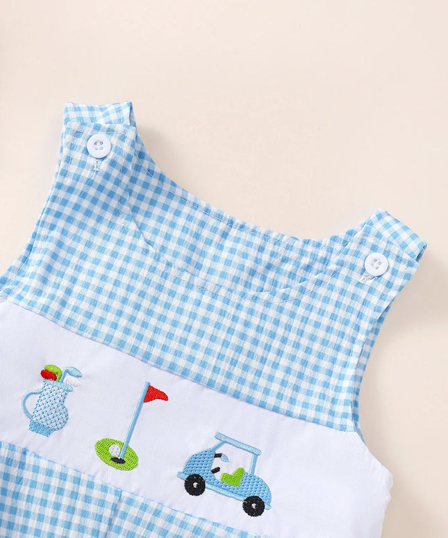 Baby Boy Summer Plaid Casua