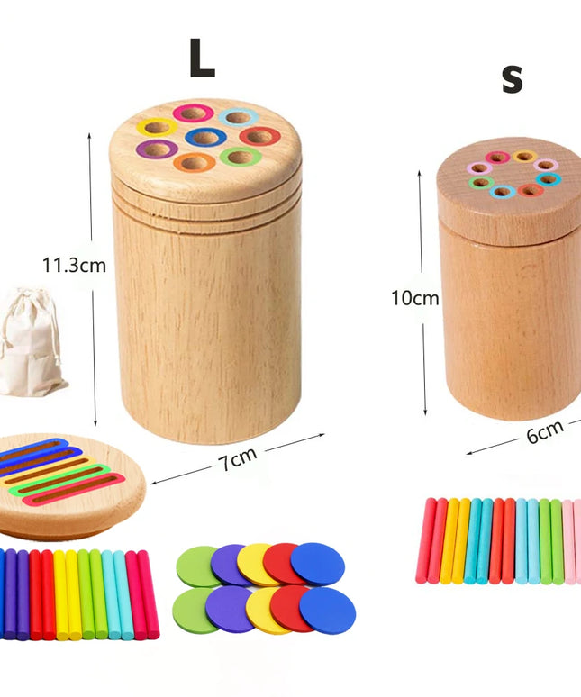 Montessori Wooden Toys Color Sorting