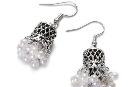 Classic Silver Color Small Earring