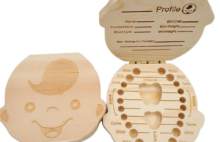 Baby Tooth Box Wooden