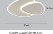 Round-50CM / Cold White No Remote