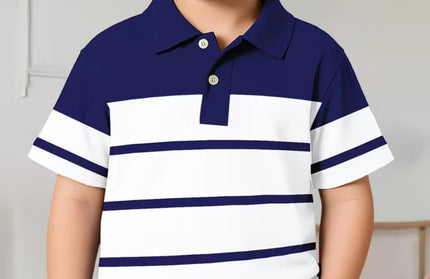 Children's Striped Polo Shirt Boy