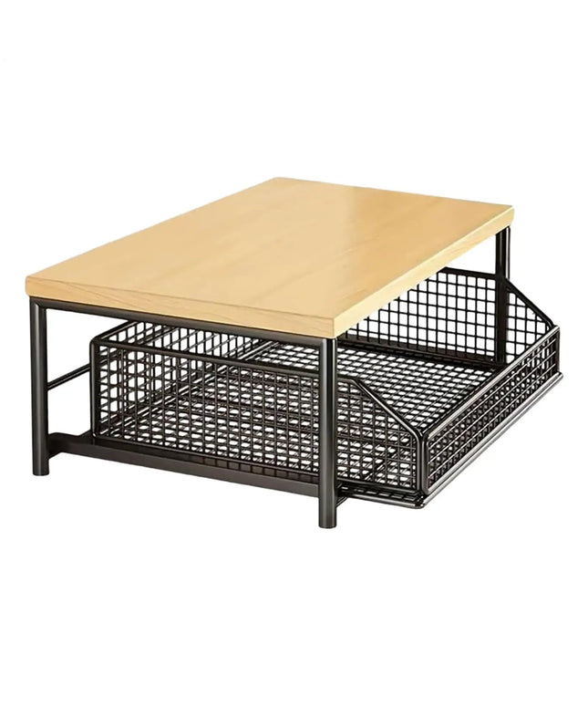 Storage Rack Standing Shelf with Drawer
