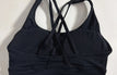 black sports bra / M