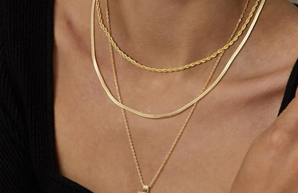 Three Layers Chain Neckalce