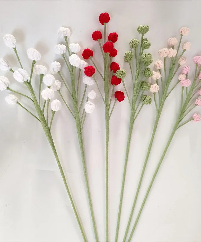 Hand woven flower bouquets