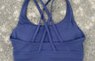 navy sports bra / L