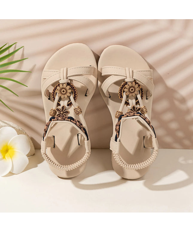 Floral Sandals - Vintage Boho