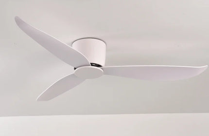 SOVE Ceiling Fan White Low Floor 17cm DC Ceiling Fan With Remote Control
