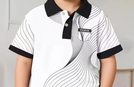 Children's Striped Polo Shirt Boy