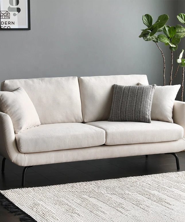 Fabric Living Room 2 Seater Modern Sofa