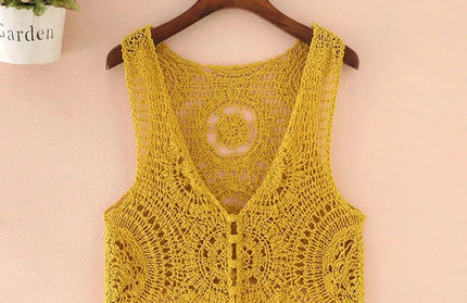 Hollow Out Tank Top