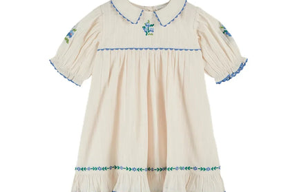 Embroidered Flower Flying Sleeve