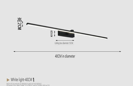 Modern Bathroom 100cm Mirror-front Lamp Led wall Light