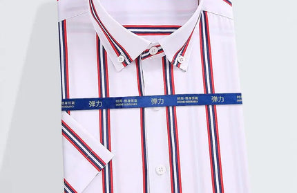 Summer new young men's striped