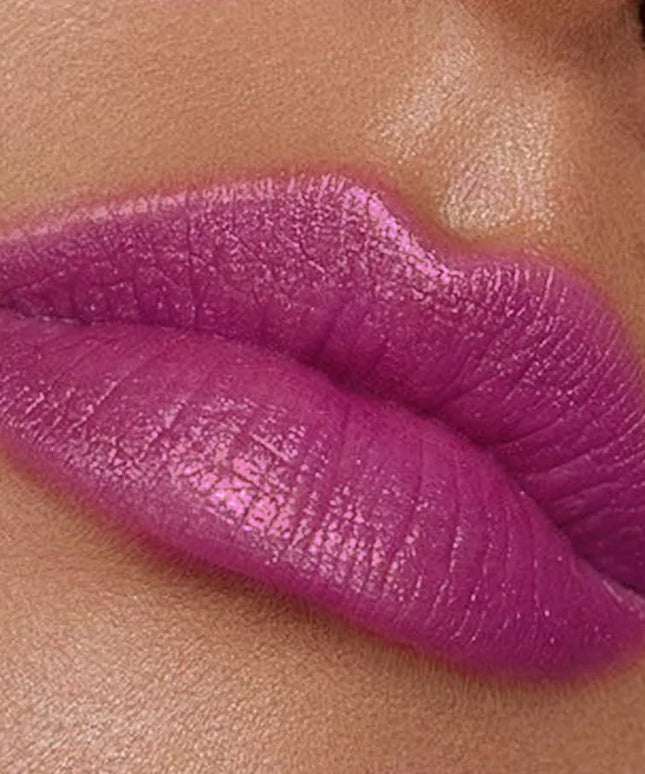 1 PC Red Metallic Lipstick Long lasting Glitter Lip Glaze.
