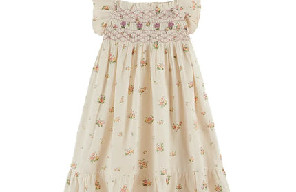 Embroidered Flower Flying Sleeve
