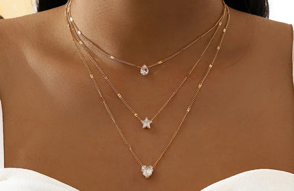 Trendy Zircon Pendant Necklace