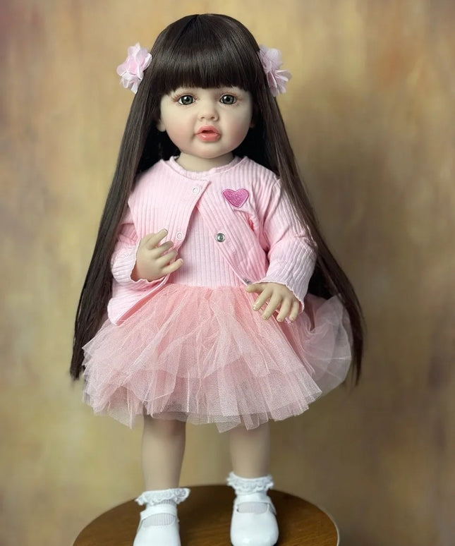 BZDOLL 55CM 22Inch Can Stand Reborn Baby